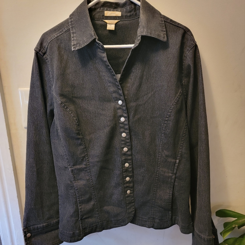 Christopher & Banks Jean Jacket Size XL